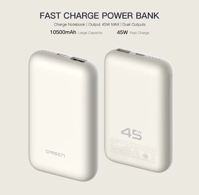 Power bank Orsen E68 10500 mah