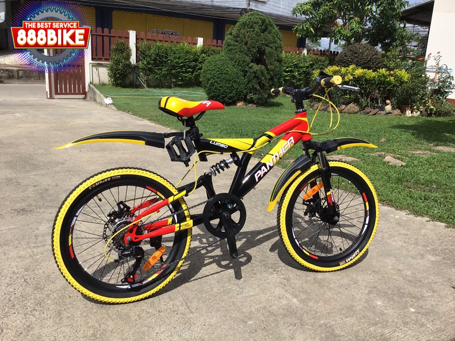 จักรยานเสือเด็ก Panther LUMBO เฟรมเหล็ก 7 สปีดล้อ20 นิ้ว