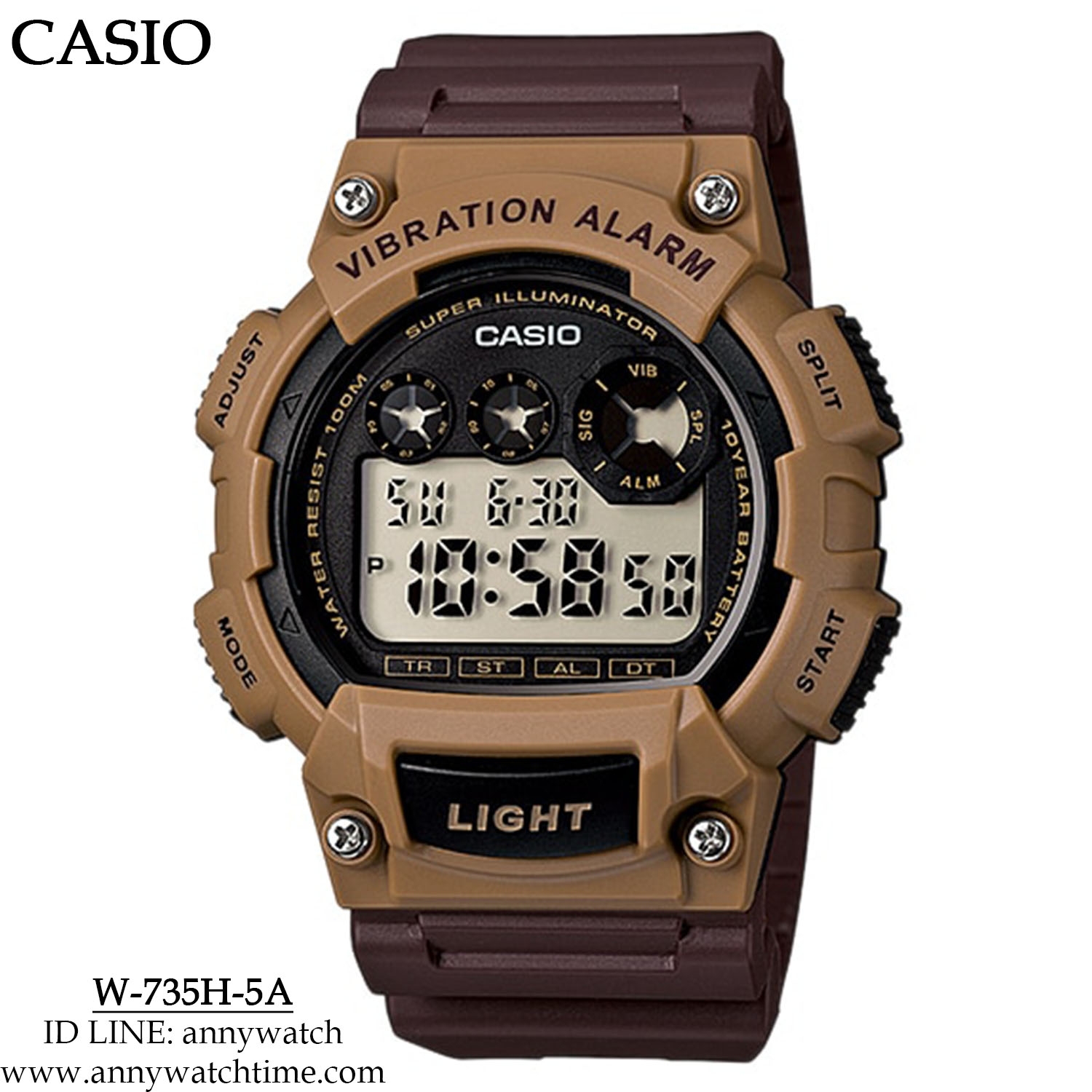CASIO W-735H-5A