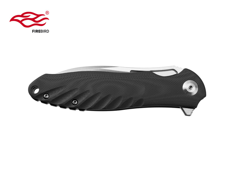 มีดพับ Ganzo กานโซ่ รุ่น FH71-BK / D2 Steel / ด้าม G10 สีดำสนิท ของแท้ 100%