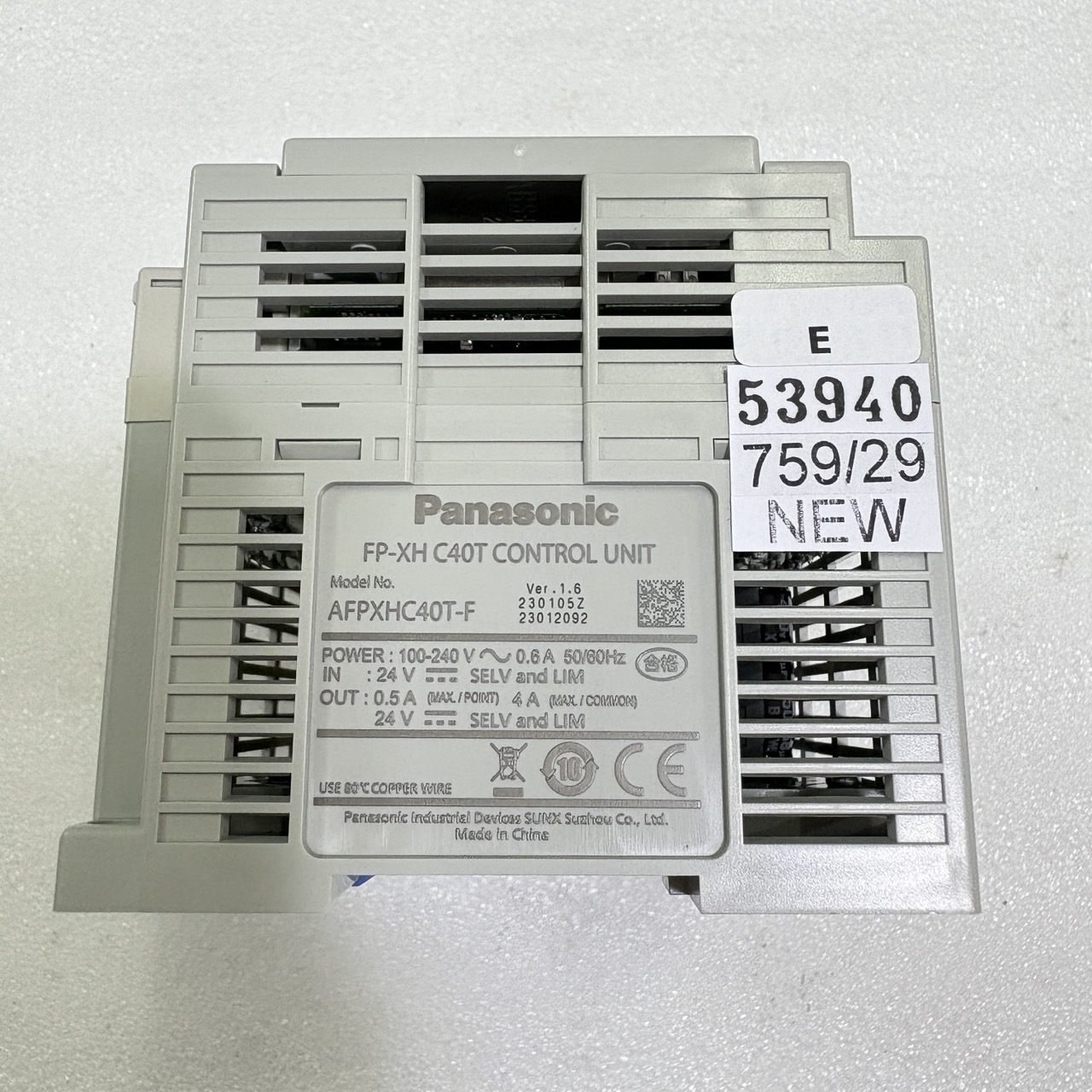 AFPXHC40T-F PLC " PANASONIC "