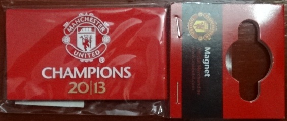แม่เหล็กติดตู้เย็น ฟุตบอล สโมสรแมนเชสเตอร์ ยูไนเต็ด - 20 TITLES EPL CHAMPIONS ใหม่ / MANCHESTER UNITED Football Club Magnet - 20 TITLES EPL CHAMPIONS NEW
