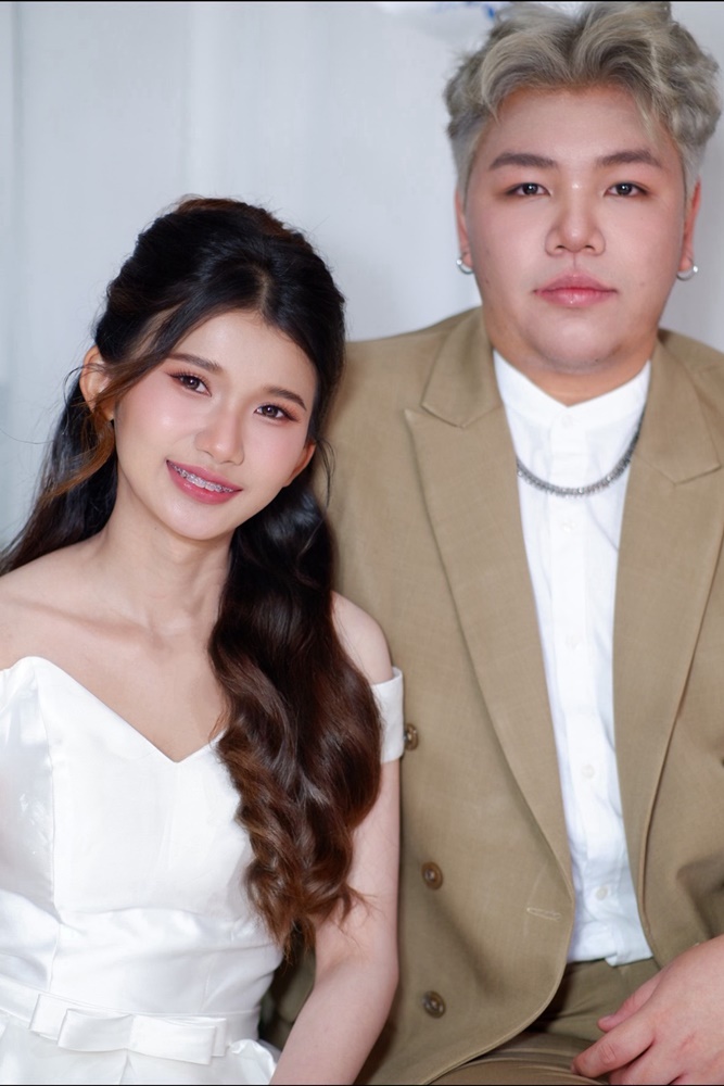 พร้อมเช่า ชุดสูทชาย สีน้ำตาล 4 กระดุม งานตัดสูทพลัสไซส์ (ไม่มีกั๊ก)