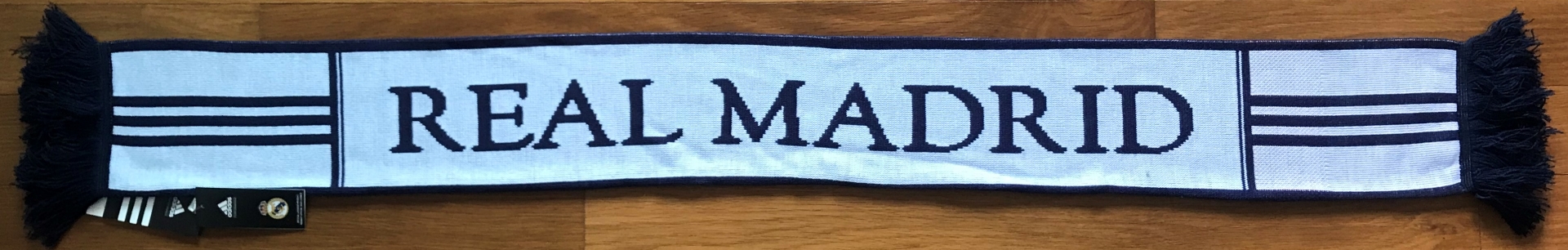 ผ้าพันคอ ฟุตบอล สโมสรเรอัล มาดริด - 1902 - 2012 ใหม่ / REAL MADRID Football Club Scarf - 1902 - 2012 NEW