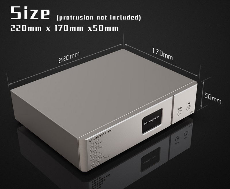 Gustard U18 อินเทอร์เฟซเสียง USB ชิป XMOS XU216 จำนวน 16 คอร์ ประสิทธิภาพสูง ประกันศูนย์ไทย