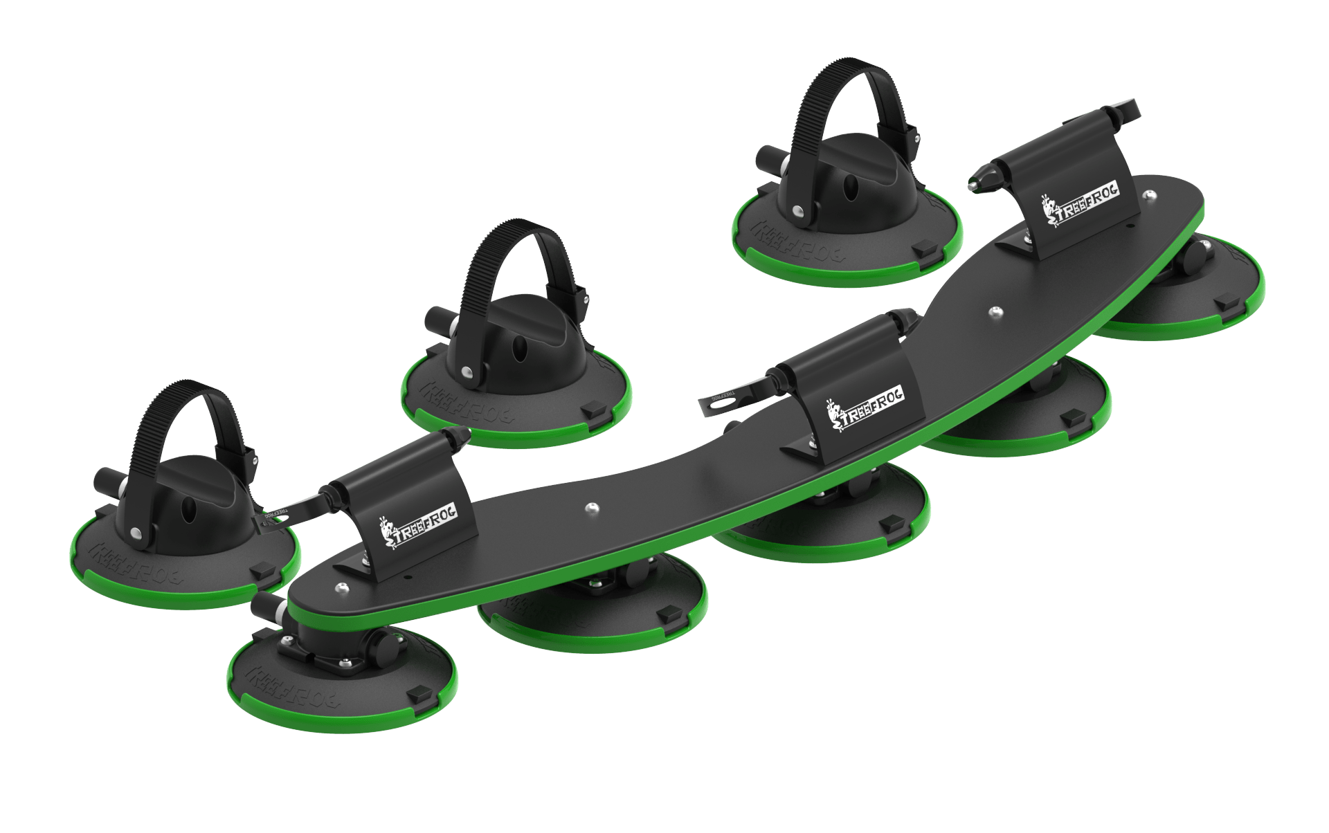 แร็คหลังคาแบบดูด สำหรับบรรทุกจักรยาน แร๊คจักรยาน TreeFrog Bicycle Racks Pro 3, สำหรับจักรยาน 3 คัน, มาตรฐาน CE+TUV