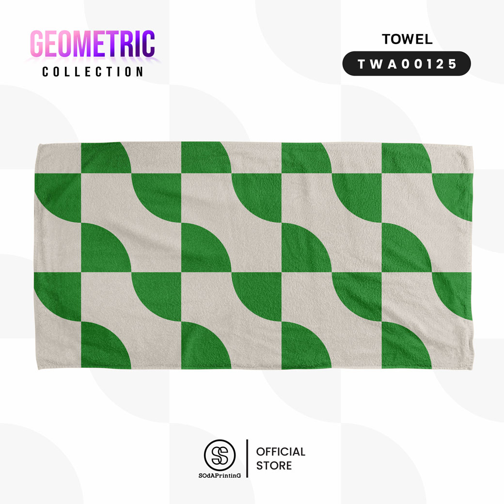 ผ้าเช็ดตัว Geometric Collection รหัส TWA00123-TWA00129 #SOdAtowel #SOdAhome