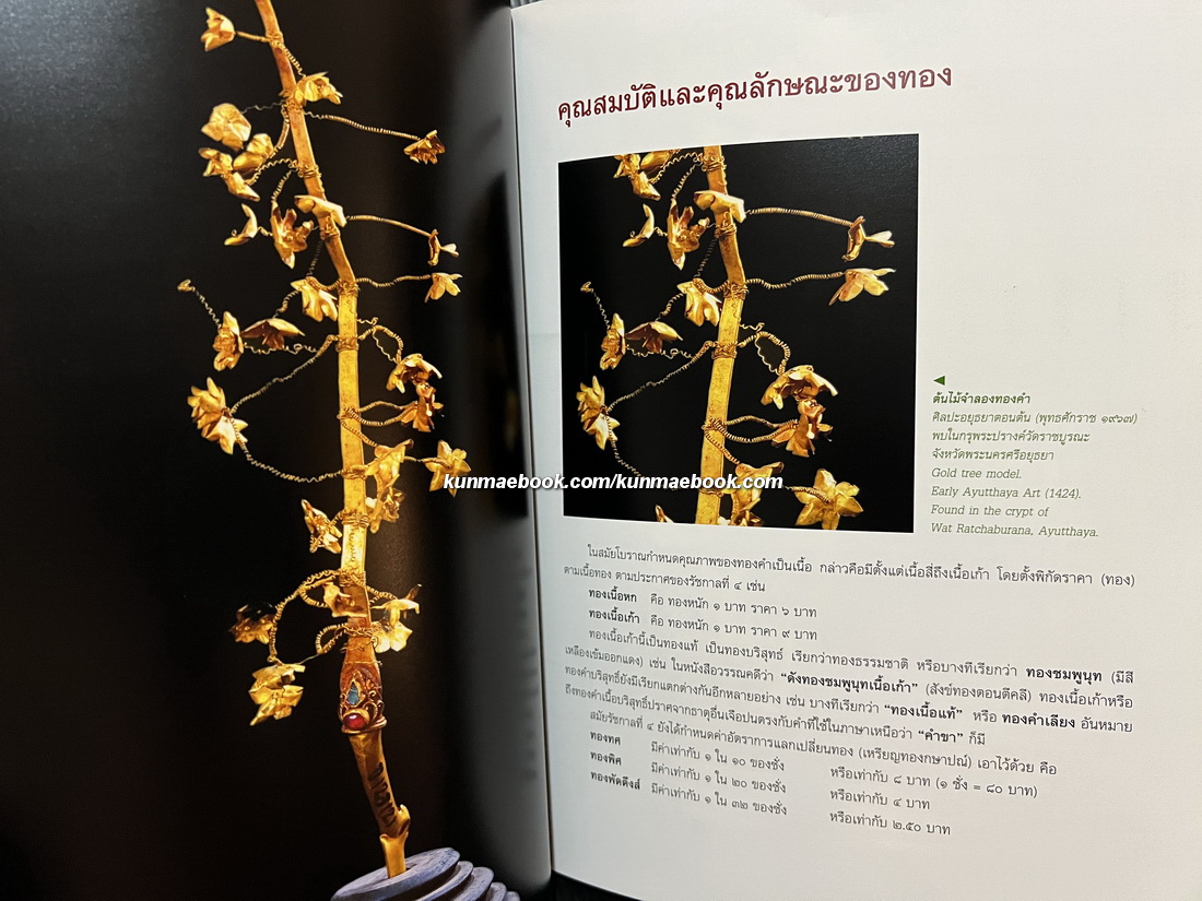 เครื่องทองกรุงศรีอยุธยา / ประทุม ชุ่มเพ็งพันธุ์ และคณะ เรียบเรียง