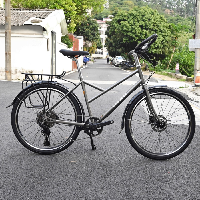 Darkrock Haikui Retro Bike 26 นิ้ว – จักรยานทัวร์ริ่งเหล็กโครโมลี่ 11 สปีด Shimano CUES U6000 พร้อมดิสก์เบรก | จักรยานทัวร์ริ่งระยะไกลคุณภาพสูง