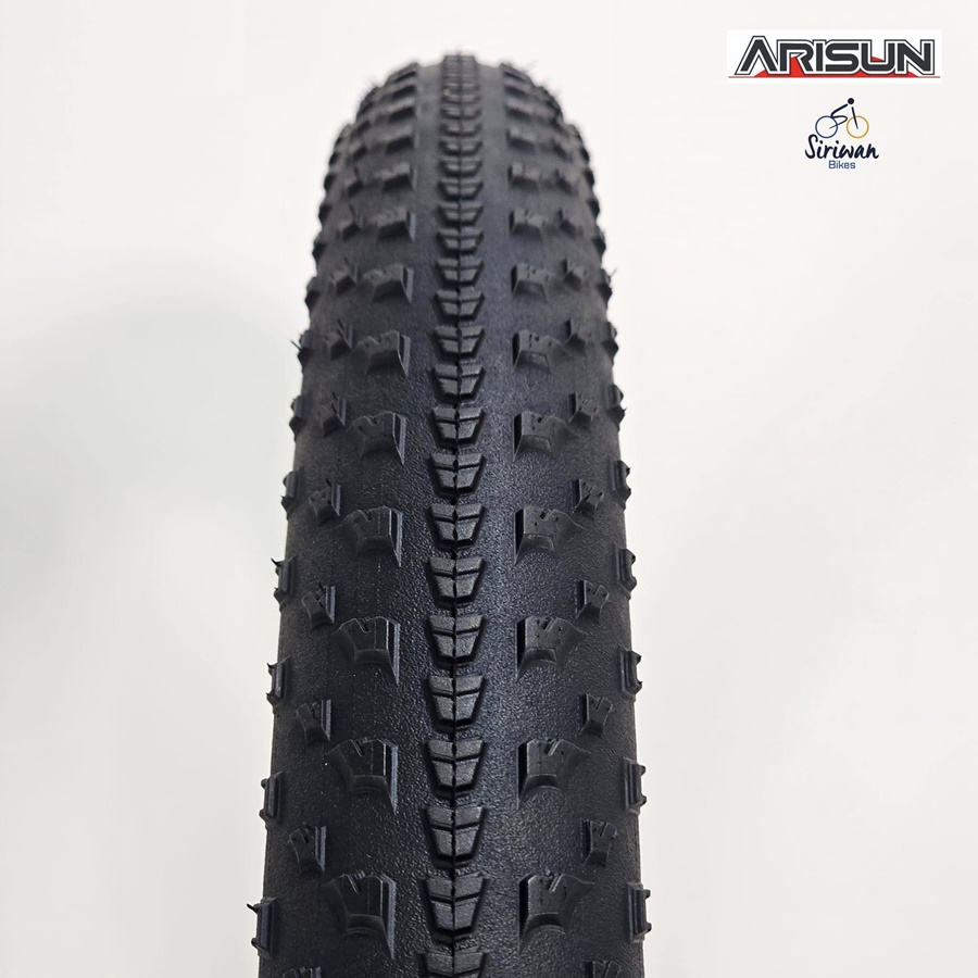 ยางนอกขอบพับ ARISUN MERLIN ll ขนาด 26X1.95 / 27.5X1.95 / 29X1.95 180TPI ยางเสือภูเขาที่ไปได้กับถนนราดยางทางเรียบ, ทางกรวด หรือ ทาง XC ง่ายๆ