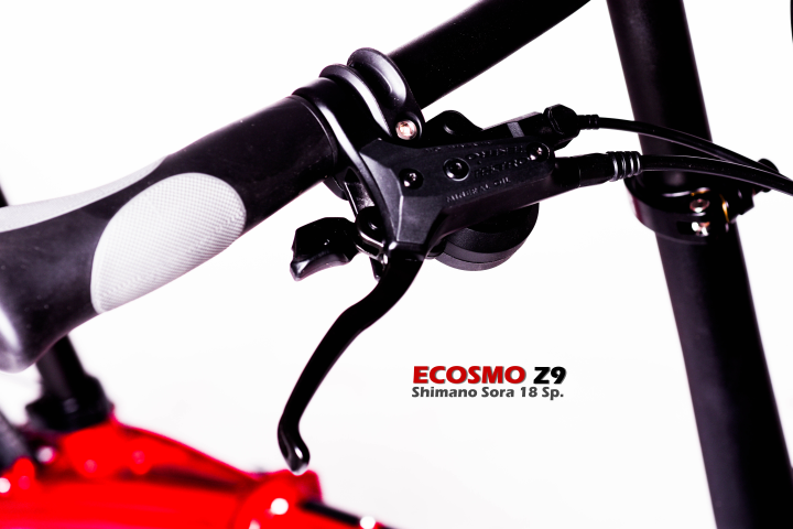จักรยานพับ BACKER ECOSMO Z9 เฟรมอลู เกียร์ Sora 18 สปีด วงล้อ 20 นิ้ว 451