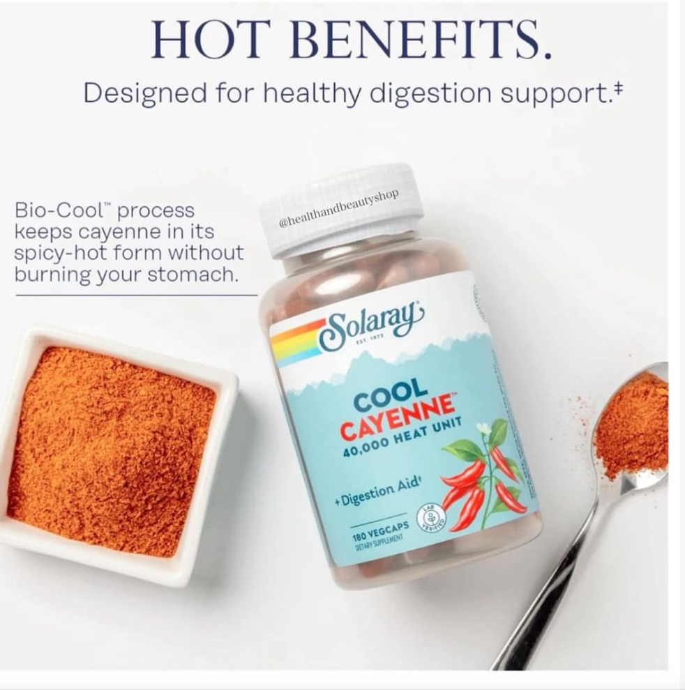 Solaray Cool Cayenne 180 VegCaps
