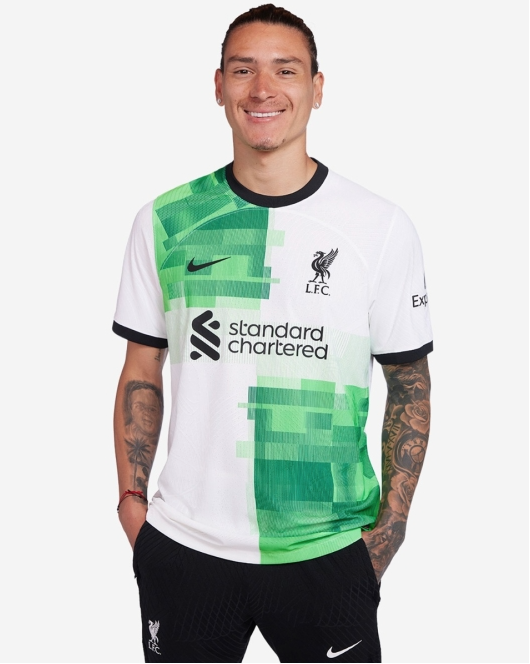 เสื้อลิเวอร์พูลไนกี้ 2023 2024 ทีมเยือนเวอร์ชั่นนักเตะ Away Match ของแท้