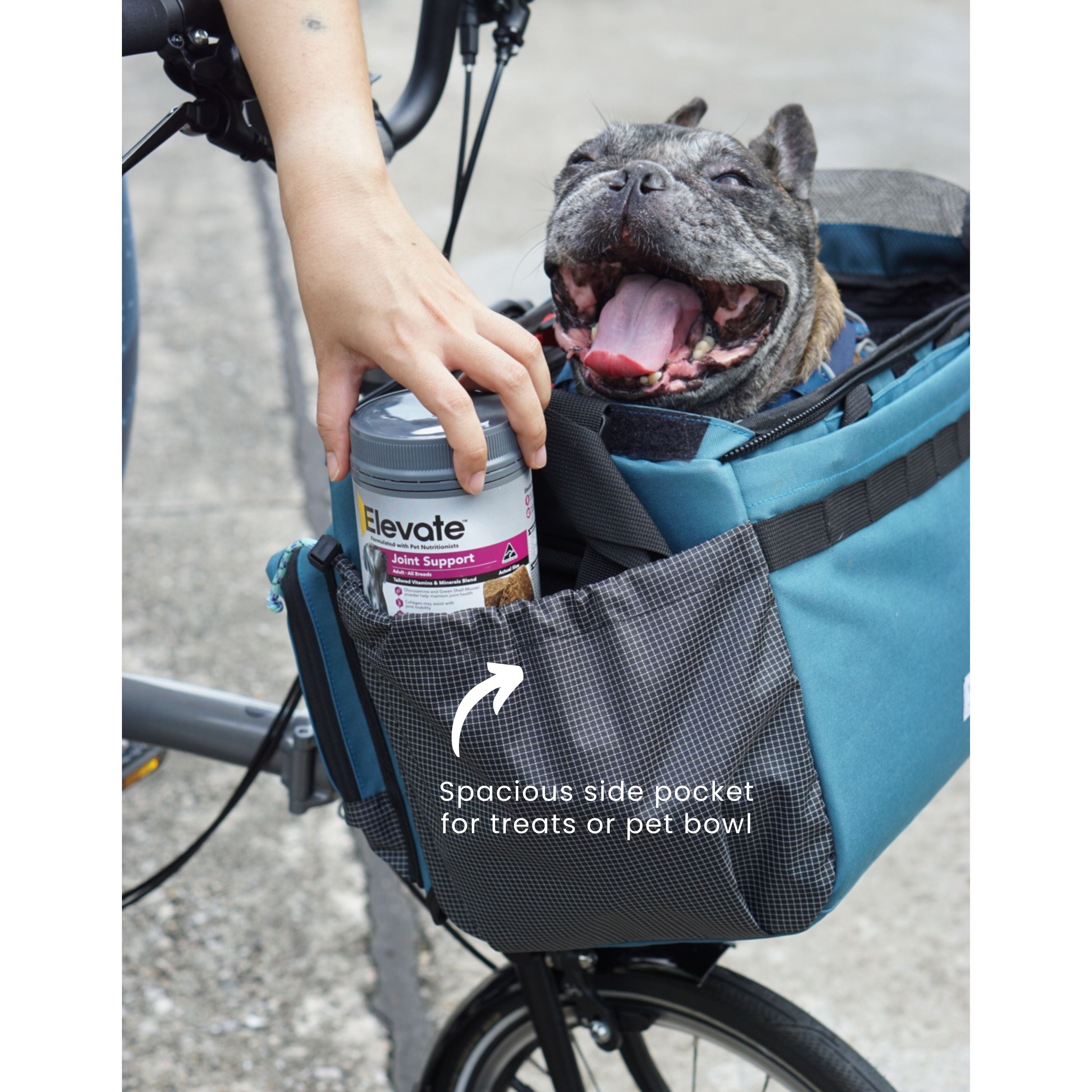 Vincita B209B ตะกร้าใส่สัตว์เลี้ยง CADDY สำหรับจักรยานบรอมตัน