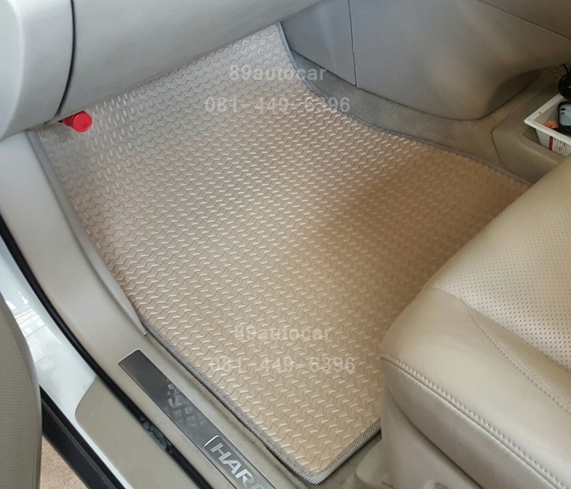 ผ้ายางปูพื้นรถยนต์ Lexus RX300 ลายธนูสีครีมขอขครีม