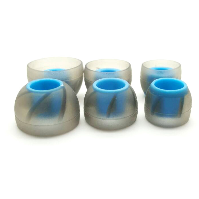 ขาย x-tips จุกหูฟังแกนพัดลมสำหรับอินเอียร์ทั่วไป ขนาด 5mm 6คู่ 200 นุ่มเบาสบายหู