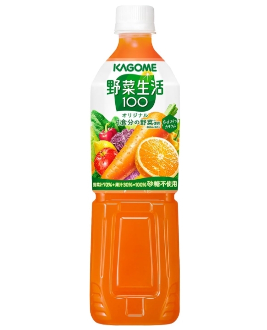 น้ำผัก1ผลไม้รวม คาโกเมะ 720ml Kagome 100% Mixed Vegetable And Fruit Juice