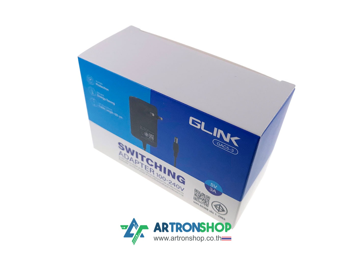 Glink GAC5-3 อะแดปเตอร์ 5V 3A หัว DC Plug