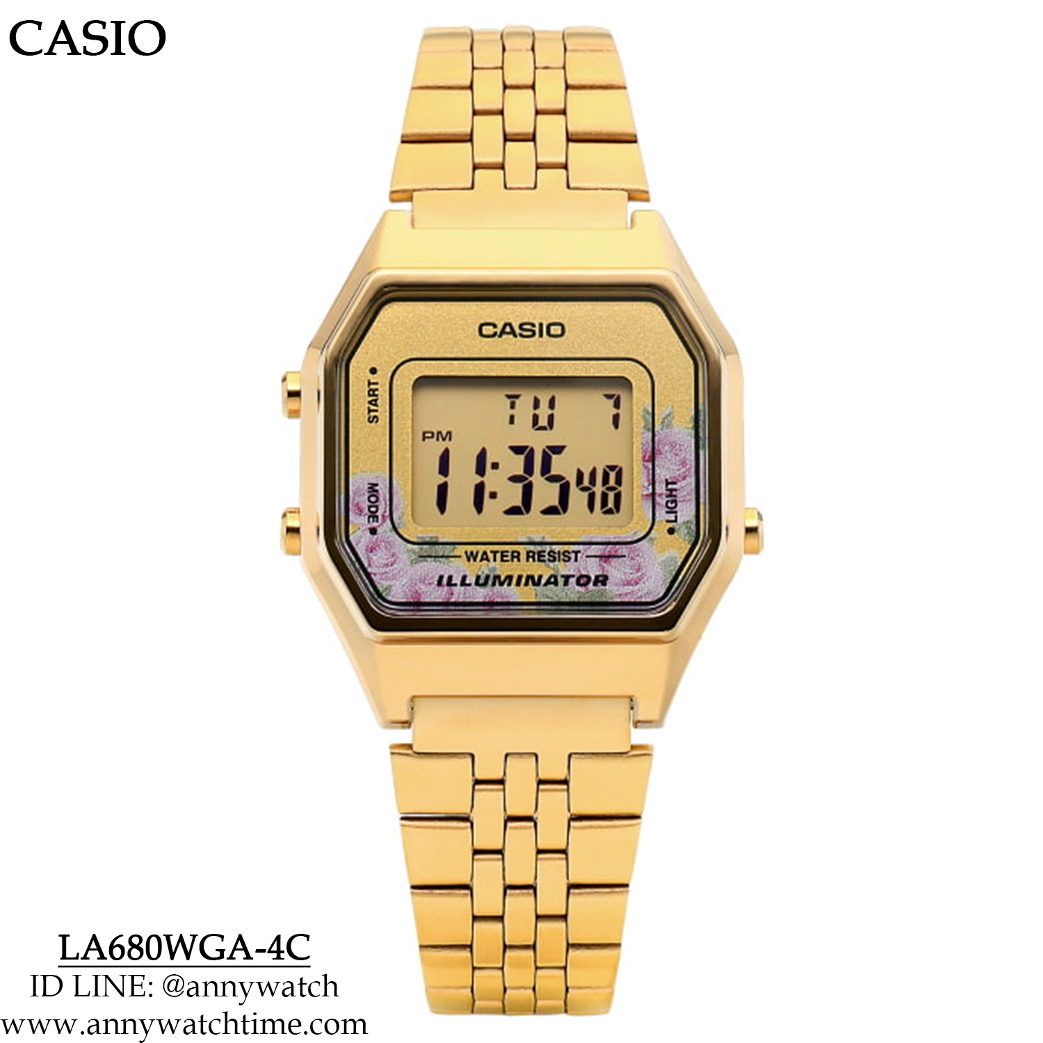 CASIO LA680WGA-4C