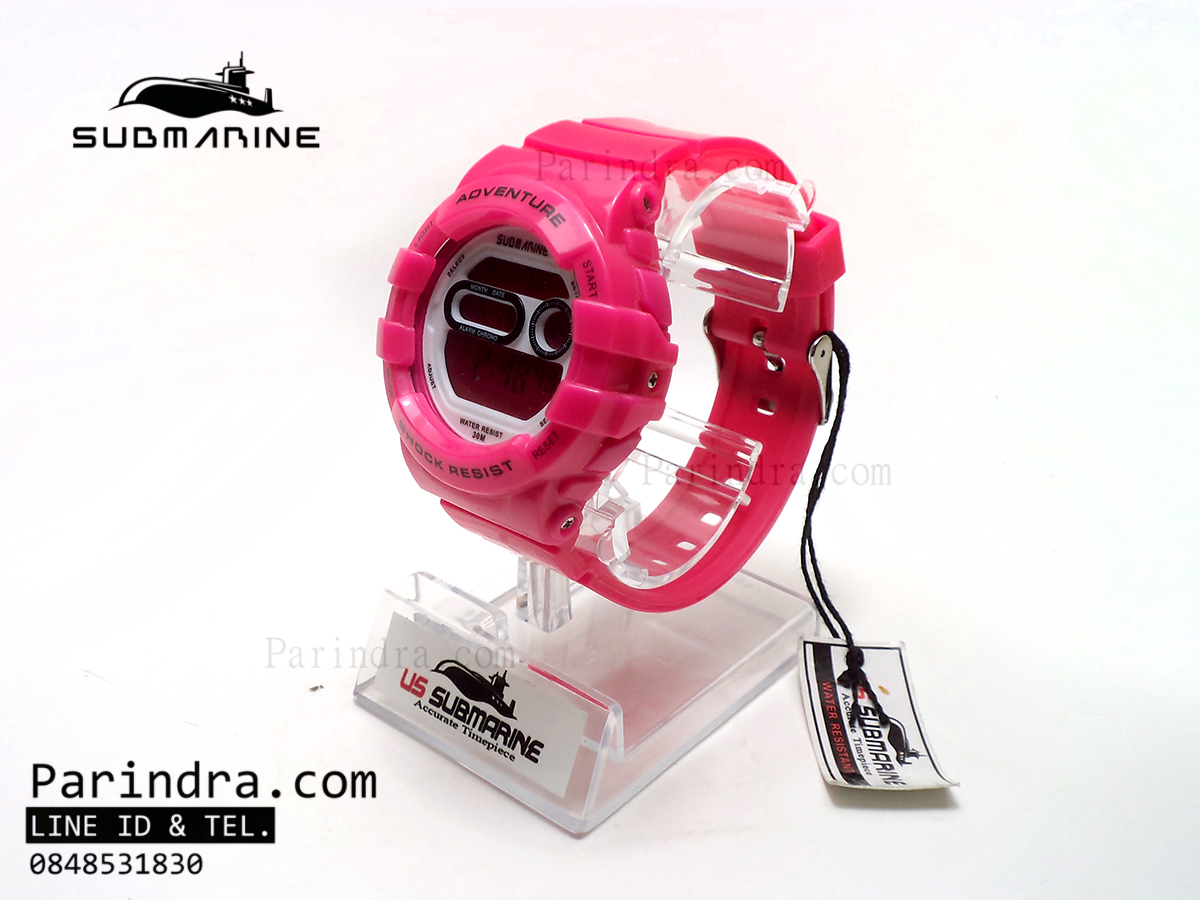 นาฬิกา US submarine TP1312M สีชมพูบานเย็น