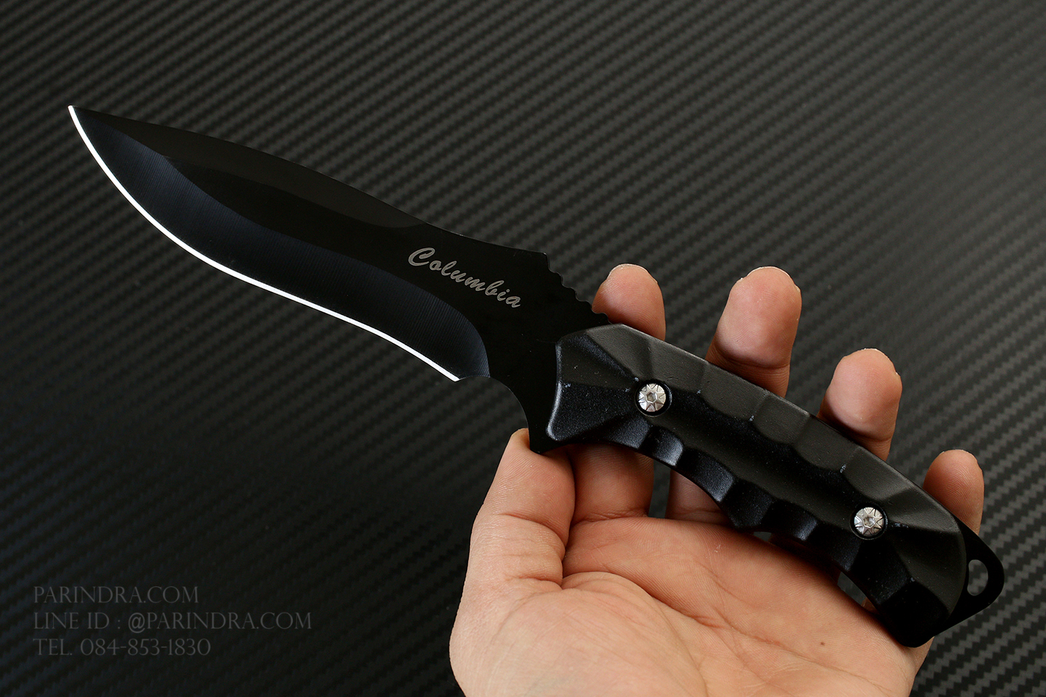 มีดใบตาย COLUMBIA รุ่น K603 ใบสีดำ คมกริบ คุณภาพเยี่ยม