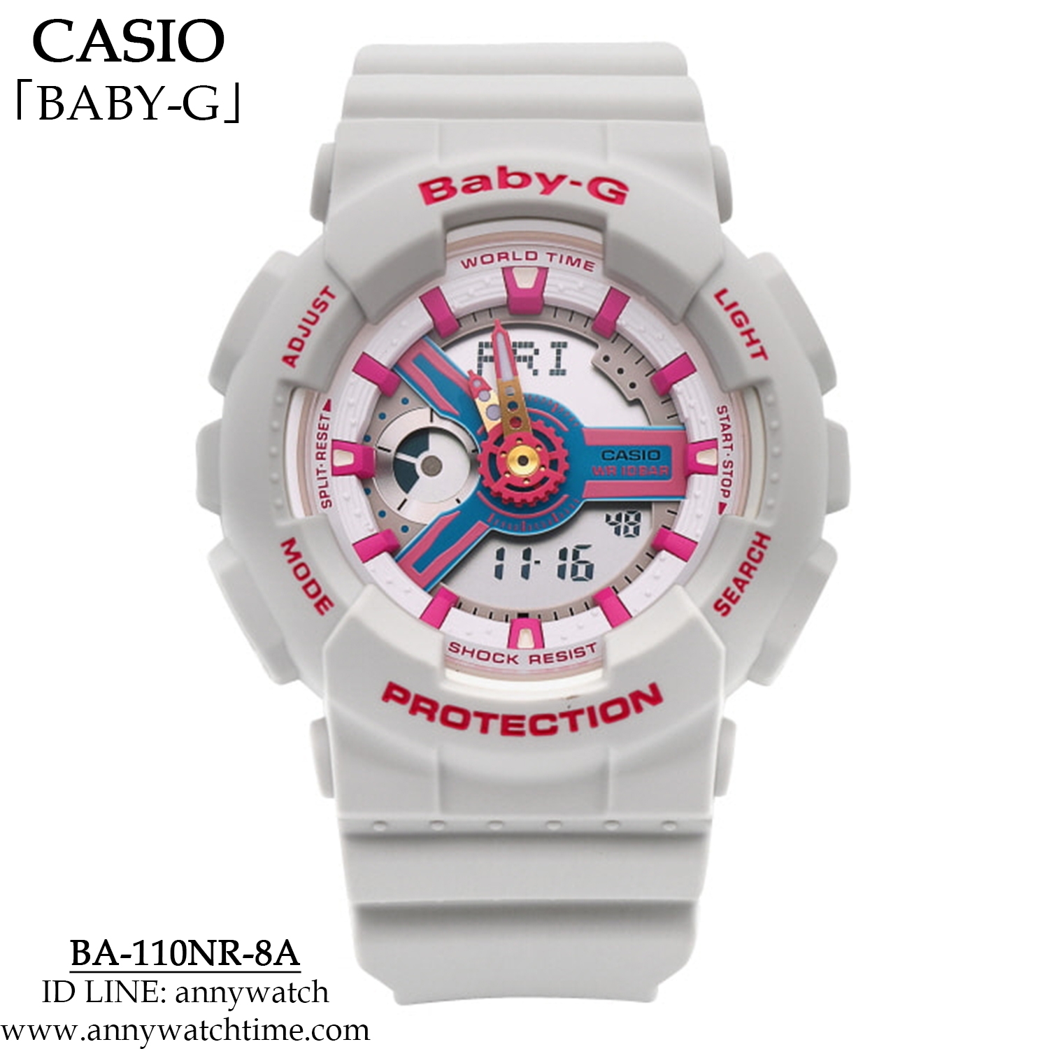 BABY-G BA-110NR-8A