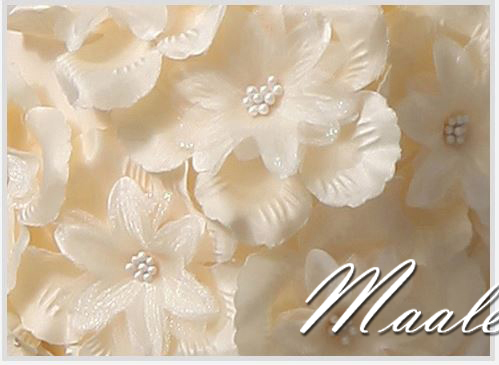 พร้อมเช่า ชุดราตรียาว แบบไหล่เดียวทิ้งชายด้านหลัง ผ้าชีฟอง สไตล์กรีก แต่งเกสรดอกไม้ สีครีม Champagne สีครีม Champagne