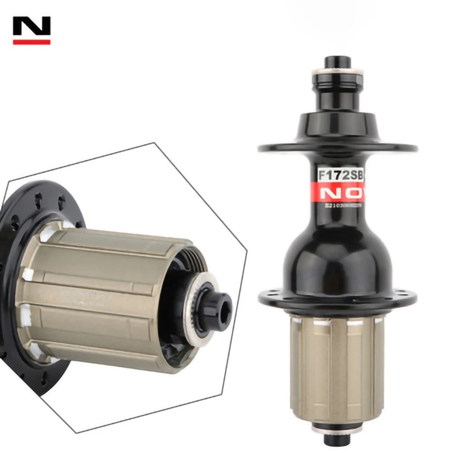 ดุมเสือหมอบ Novatech หน้า/หลัง v-brake โม่อลูฯ A171SB/ F172SB Super Light 4 Hub 20H/24H 8/9/10/11Speed