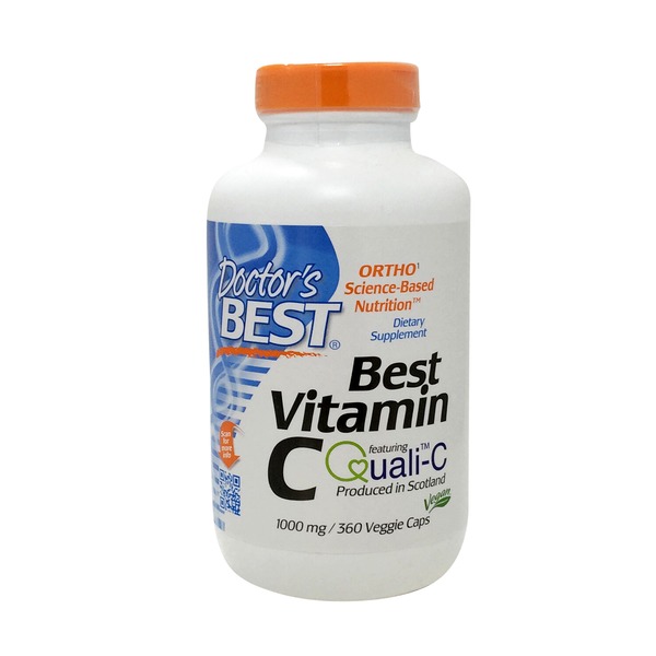 Doctor's Best, Vitamin C with Quali-C, 1,000 mg, 360 Veggie Caps