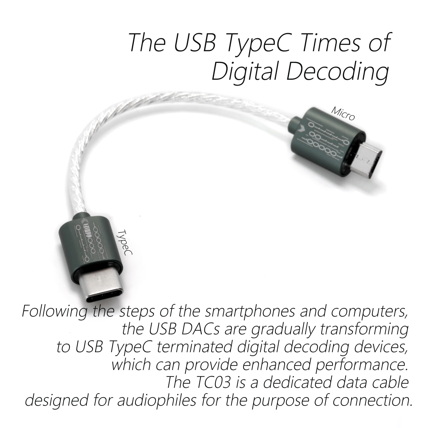 ขาย DD The New TC03 สายแปลง TypeC เป็น Micro (OTG)