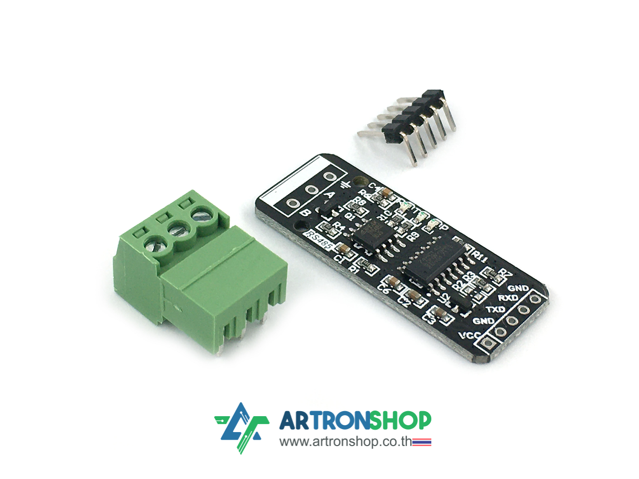 RS485_TTL UART TTL to RS485 with Automatic Direction Control โมดูลแปลง UART เป็น RS485 พร้อมวงจรควบคุมทิศทางอัตโนมัติ