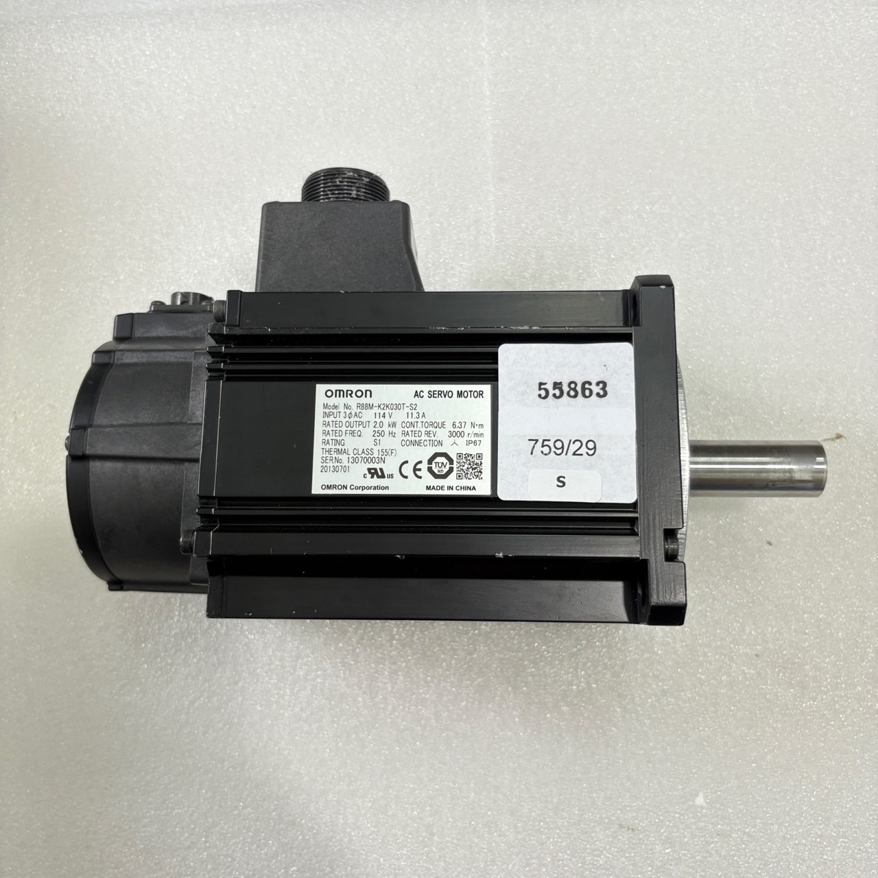 R88M-K2K030T-S2 SERVO MOTOR " OMRON "