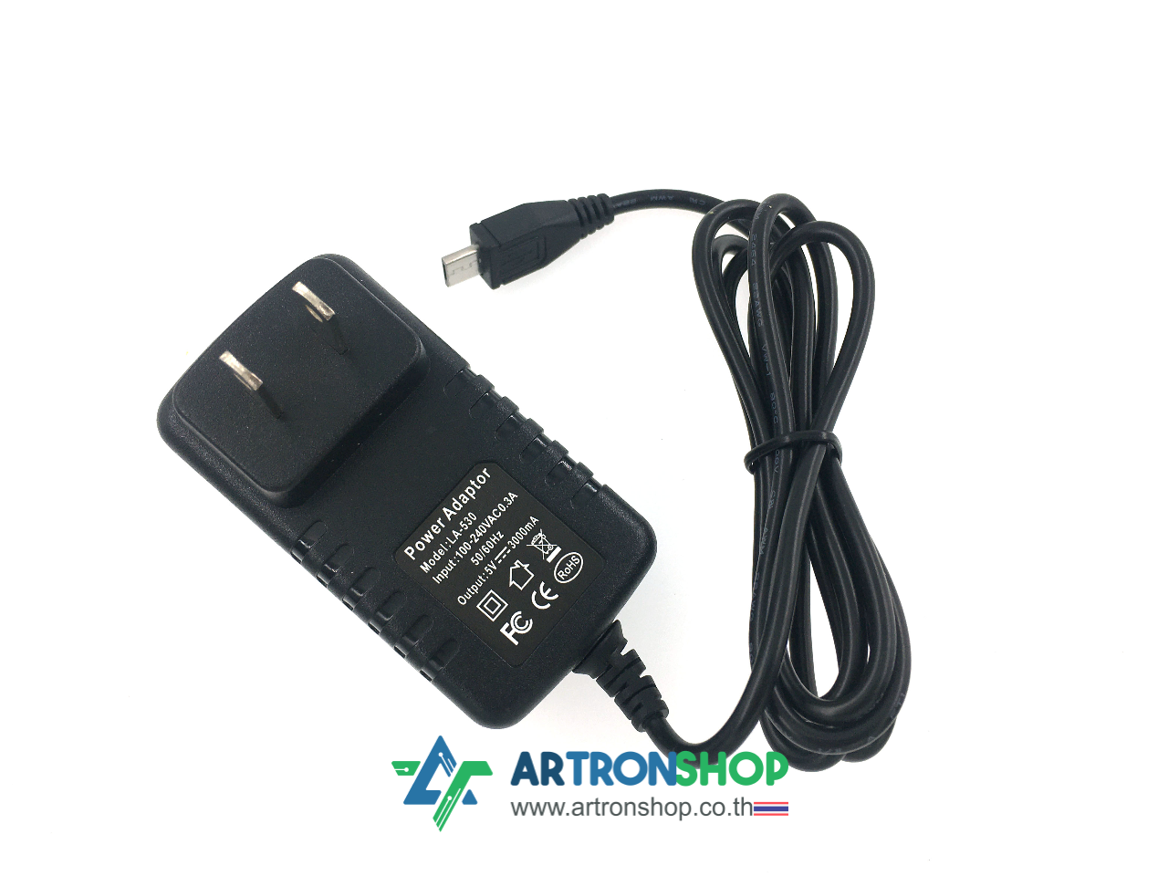 5V 3A Micro-USB Cabel Adapter Charger