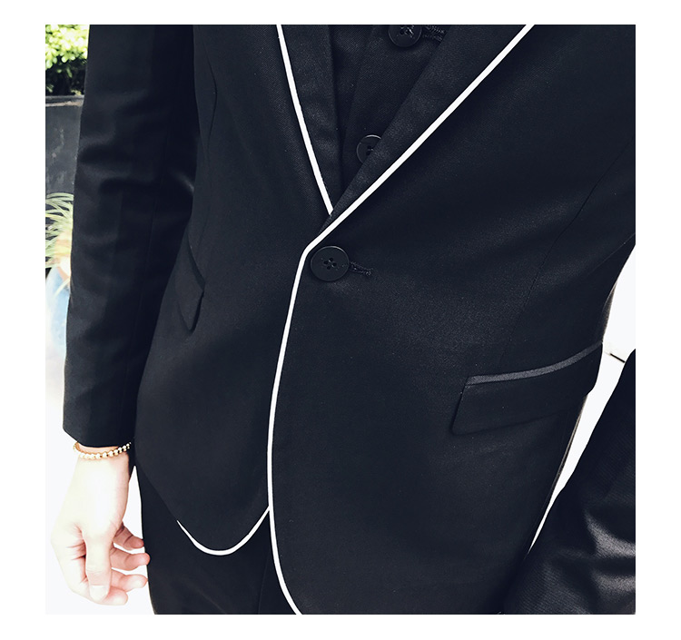 Pre-order ชุดสูทชาย สีดำ เข้ารูป