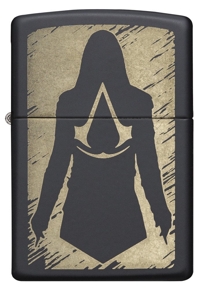 ไฟแช็คซิปโป้แท้ Zippo 29488 " Zippo Assassin's Creed® Silhouette of the Character " ของแท้ 100%