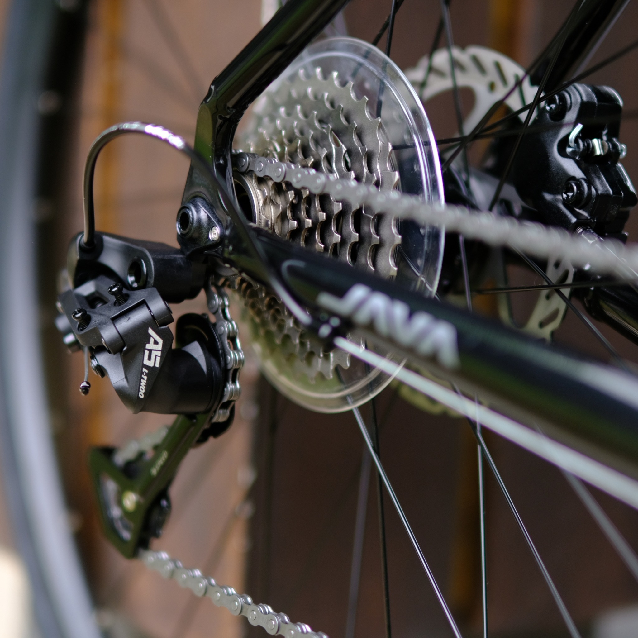 จักรยานไฮบริด JAVA WAHOO Hybrid 9 Speed ดิสเบรคน้ำมัน อลูมิเนียม เกียร์ L-TWOO ปี 2025