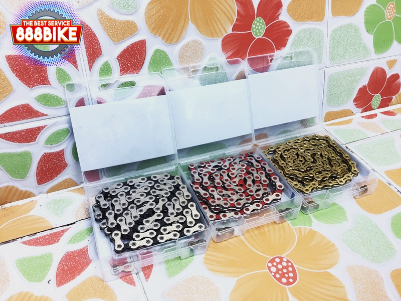 โซ่เกียร์ KMC X11 for MTB 1/2"x11/128", โซ่ 11สปีด 118 ข้อ ข้อต่อแบบปลดเร็ว มีแพ็ค
