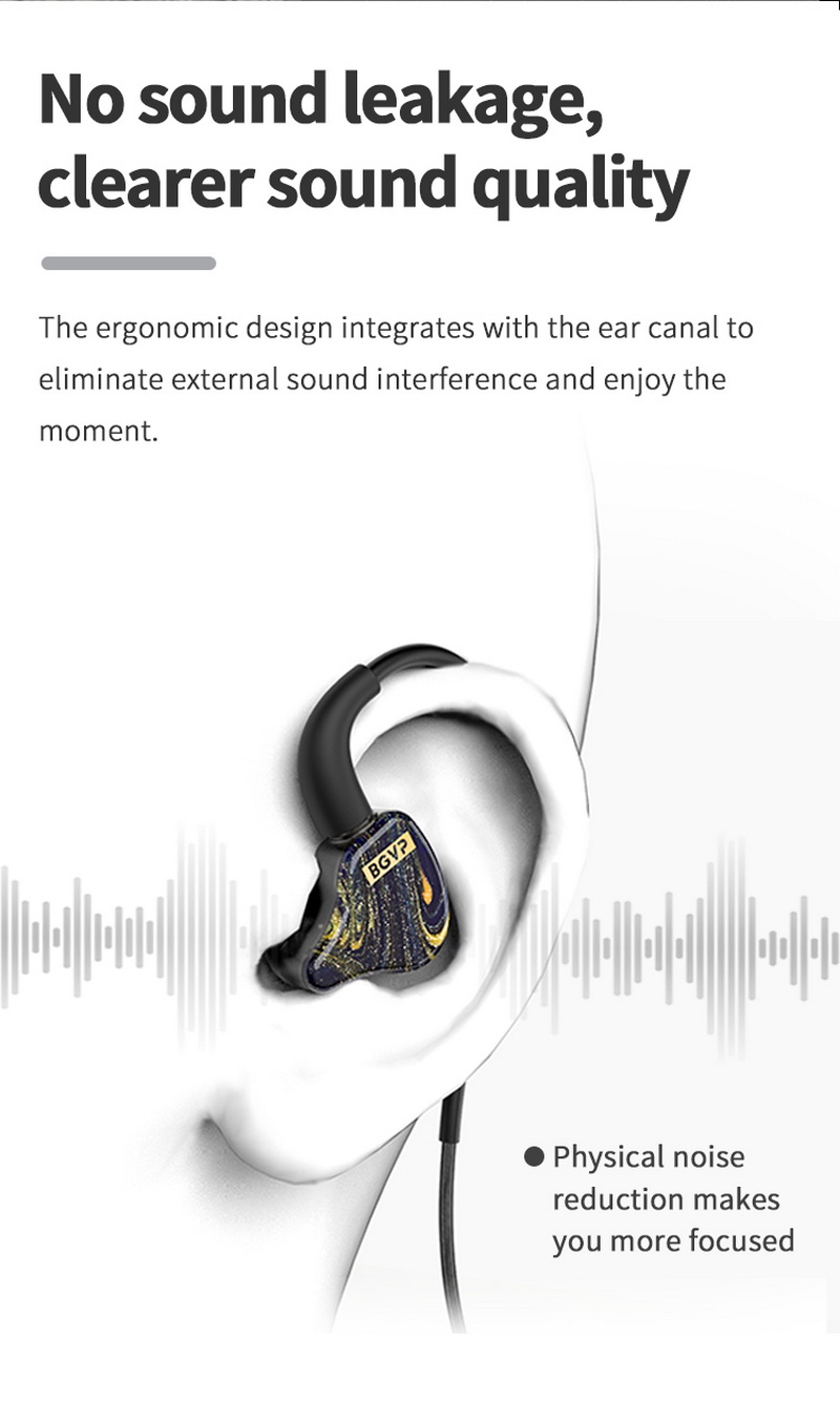 BGVP Butterfly Pro หูฟัง IEMs หูฟัง Hybrid 2 ไดรเวอร์ 1DD+1BA รองรับ Hi-Res ประกันศูนย์ไทย