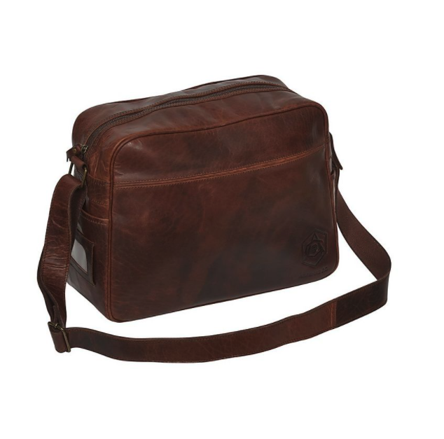 กระเป๋าเอกสารหนังอาร์เซนอลย้อนยุค Arsenal Heritage Leather Messenger Bag ของแท้
