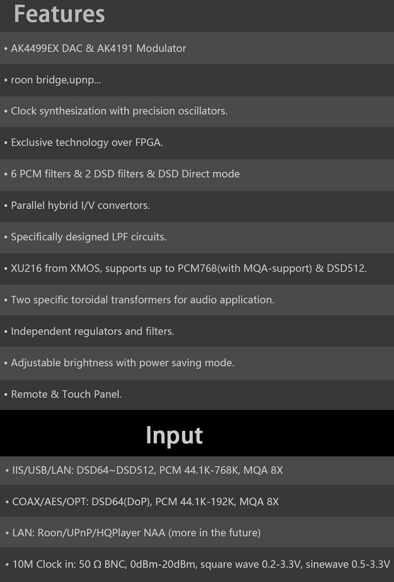 Gustard A26 DAC ตั้งโต๊ะชิป AK4499EX x2 + AK4191 รองรับ MQA, Roon bridge ประกันศูนย์ไทย