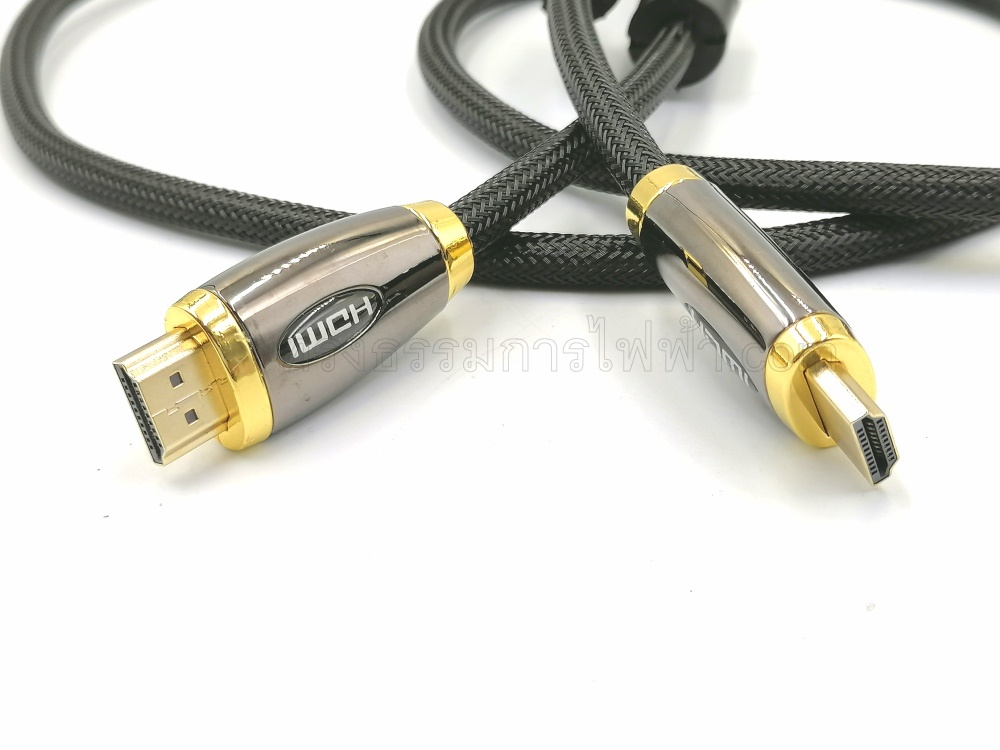 สาย HDMI V.2(FLASH) สายถักอย่างดี กันสัญญาณรบกวน