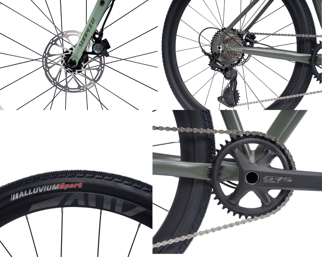 SUNPEED Charon Gravel Bike | จักรยานกราเวล 13 สปีด เฟรมอลูมิเนียม | รุ่นใหม่ปี 2025