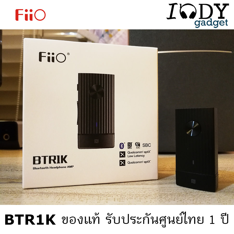 Fiio BTR1K Bluetooth Dac และ Amp คุณภาพสูง รุ่นพิเศษ แอมหูฟังรูปแบบใหม่ ไม่ต้องต่อสายอีกต่อไป Bluetooth 5.0 รองรับ aptX ,SBC ,AAC