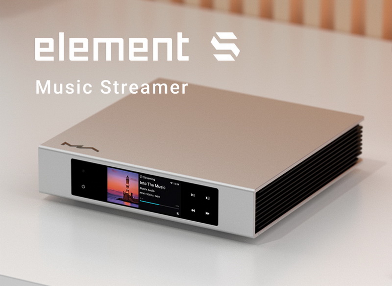 Matrix Audio Element S เครื่องเล่นเพลงเครือข่ายตั้งโต๊ะ พร้อมเอาต์พุต USB DAC ประกันศูนย์ไทย