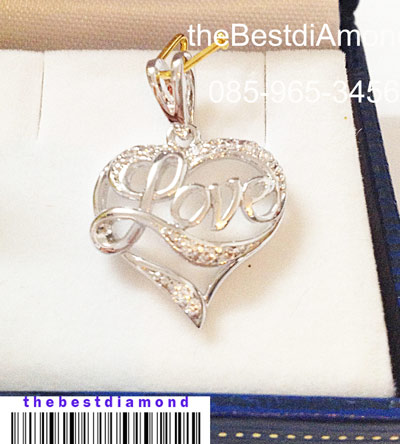 BP444RD+++จี้ Love แบบมีกรอบ +++ สวย เริ่ด น่ารักมากๆๆ classic มากๆๆๆ ใส่ได้ทุกโอกาส