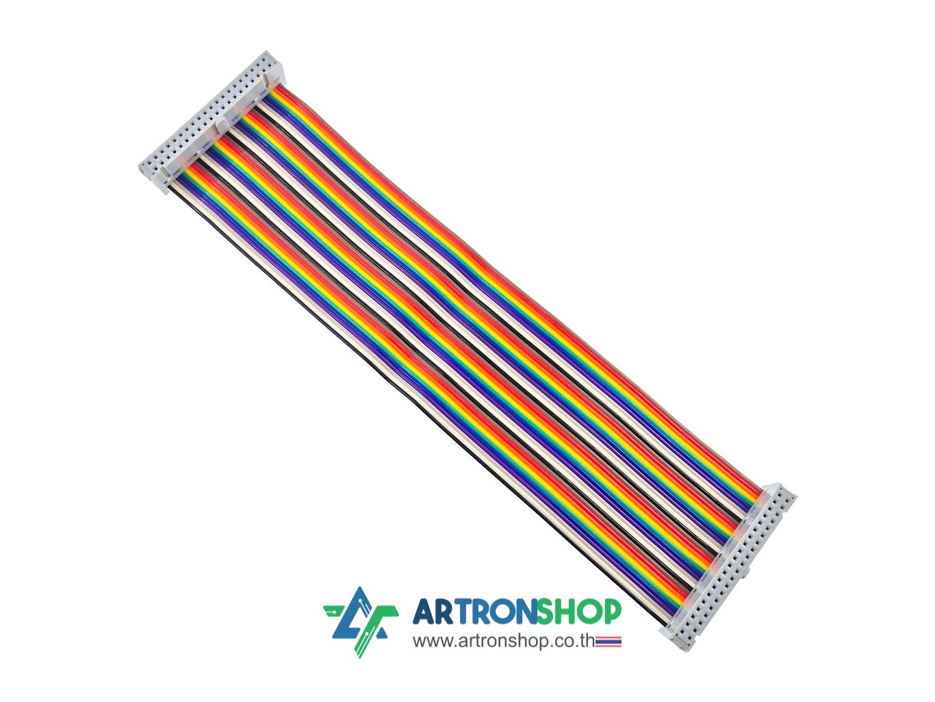 สายแพร GPIO สำหรับบอร์ด Raspberry Pi ผู้-ผู้ Breakout Cable GPIO 40PIN for Raspberry Pi Male-Male