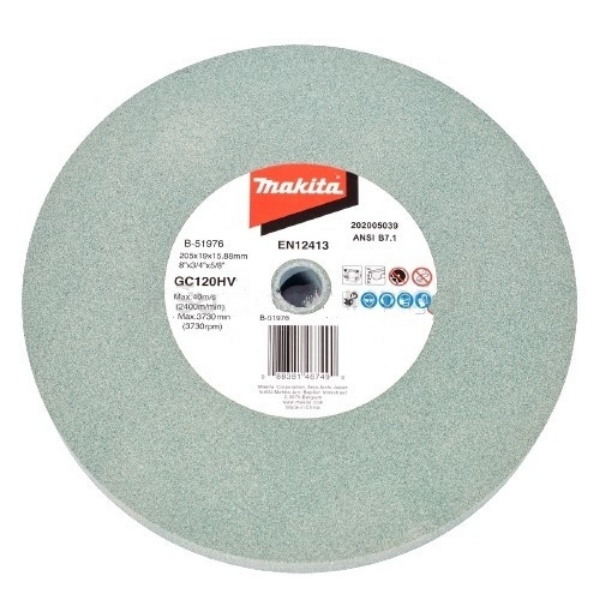 หินไฟ 8" ขาว (GC120H) Makita มากีต้า GB801 Pn.B-51976 (แท้)##(**)