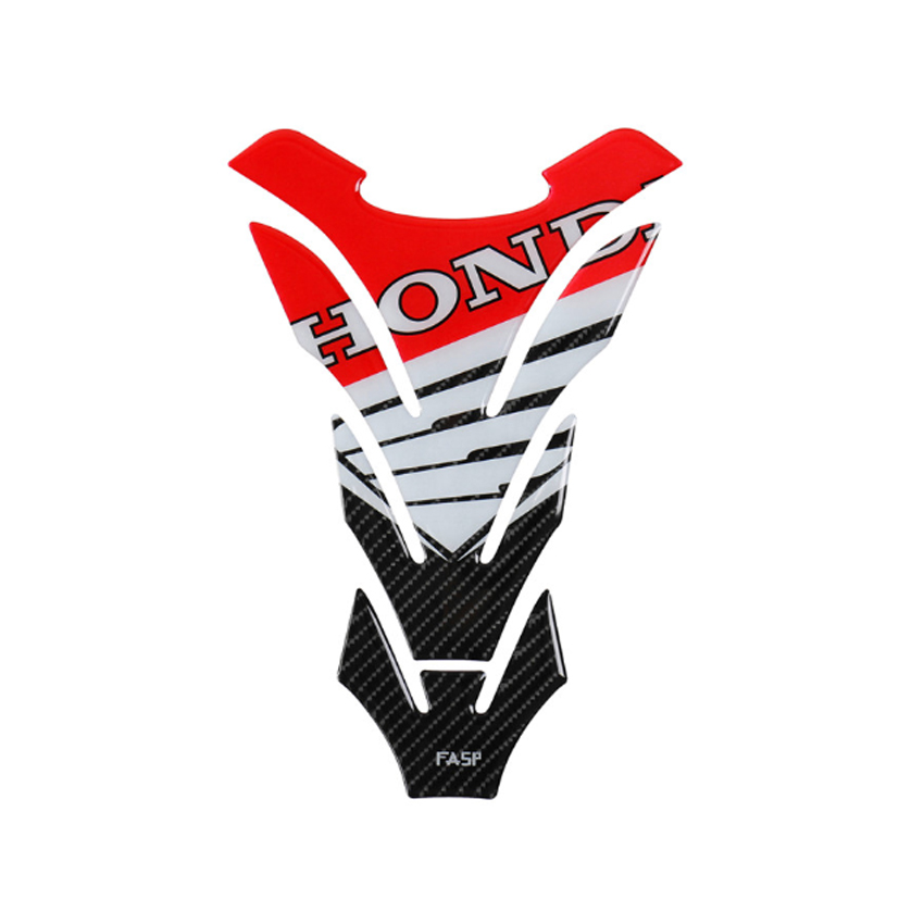 สติ๊กเกอร์ติดถังกันรอย HONDA สีแดง