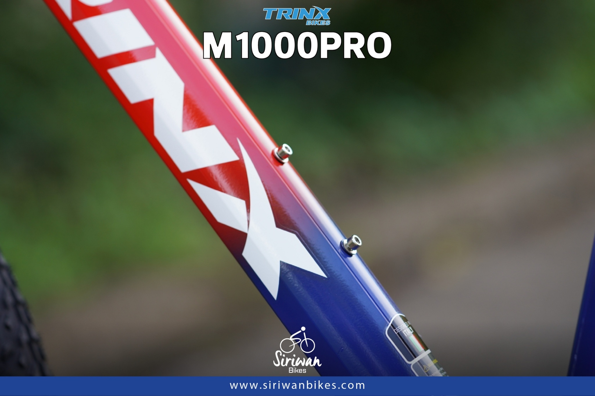 จักรยานเสือภูเขา TrinX M1000Pro เฟรมอลู 29er LTWOO 1*10 สปีด ดิสน้ำมัน, TRINX MY2023
