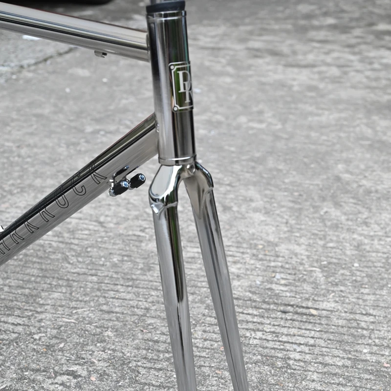 DARKROCK 702 Road Bike Frame with Fork, Cr-Mo Steel 4130 bicycle frame 700C steel frame